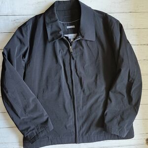 Perry Ellis Portfolio‎ Poly Tech Black Coat Size XL